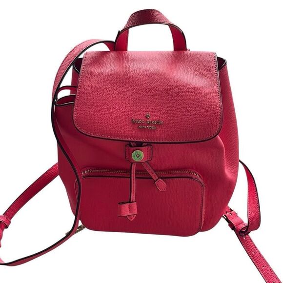 Kate Spade backpack purse, beautiful color, coral - Picture 1 of 6